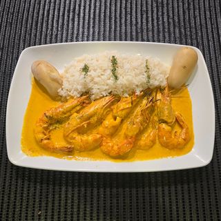 Langostinos Al Curry