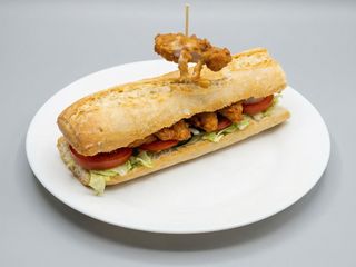 Baguette de pollo con queso