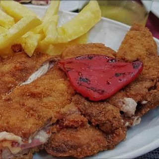 Cachopo de Jamón,Gouda ahumado Artesanal