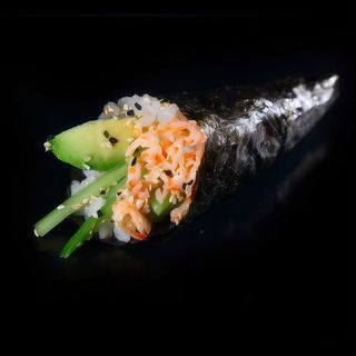 Temaki De Cangrejo Y Verduras (1 Pza.)