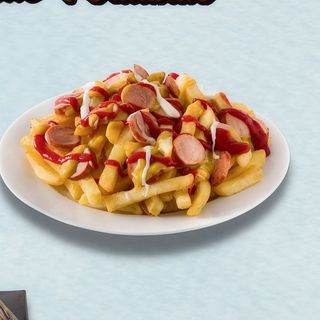 SALCHIPAPA + INCA KOLA