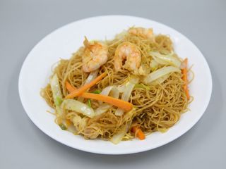 27.Fideos De Arroz Con Gambas