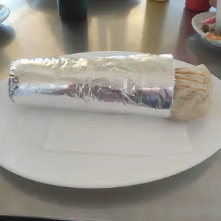 Rollo Sólo Carne Y Salsa Falafel