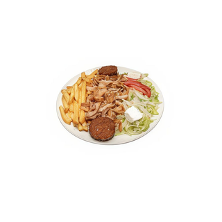 Doner En Plato Combinado Mixto