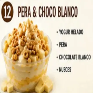 COPA PERA CHOCO BLANCO