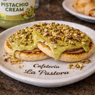 Tortitas con pistacho 