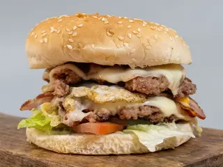 Hamburguesa Griega de carne