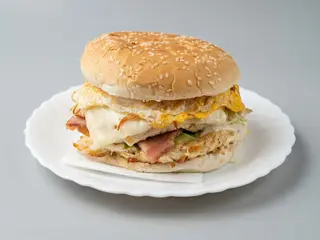 Hamburguesa Griega De Pollo