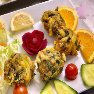 Pakora de verduras variadas