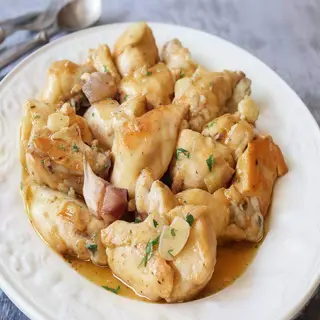 Pollo con ajo