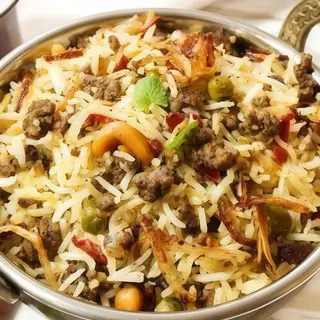 Cordero biryani