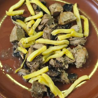 Lomo salsa con champiñón
