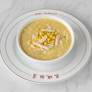 Sopa De Maíz Con Pollo