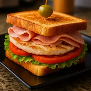 Sándwich De Pollo Vegetal 