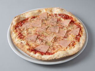 Pizza Prosciutto Cotto Vegana   (33 Cm.)