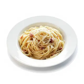 Spaguettis Carbonara