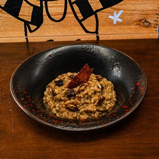 Risotto Al Tartufo De Rabo De Toro Y Funghi
