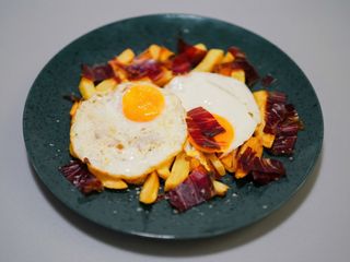 Huevo Estrellado Con Jamón De Buey