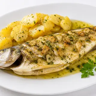 Lubina a la Donostiarra