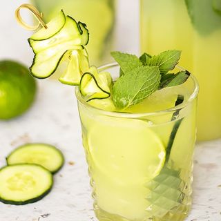 Limonada De Pepino Con Menta