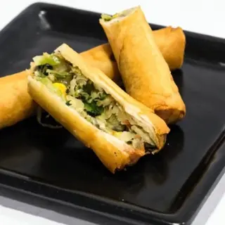 Rollo de carne y pak choi