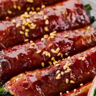 Negimaki de ternera con acelgas