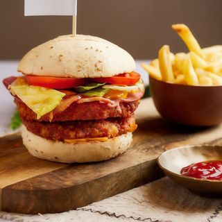 Doble Burger De Pollo