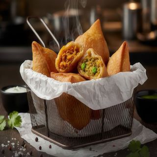 Samosa de pollo (ración)