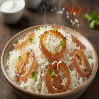 Arroz y cebolla (ración)