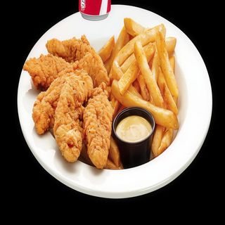 Menú de tiras de pollo