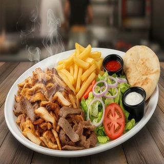 Plato tamaño súper grande