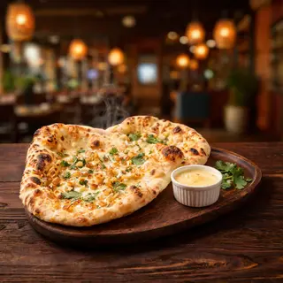 Garlic Naan (Pan De Ajo)