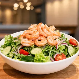 Ensalada de gambas
