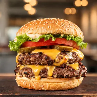 Hamburguesa doble Queso