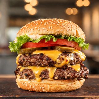 Hamburguesa doble Queso