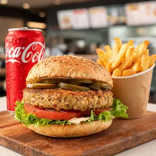 Menú Hamburguesa Vegetal