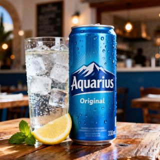 Aquarius Limón lata 330ml.