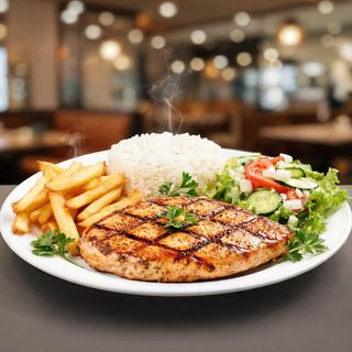 Plato combinado de Filete de Pollo