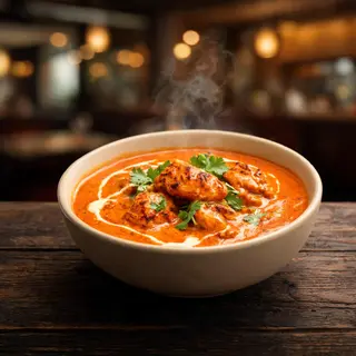 Curry de Pollo Mantequilla y Nata