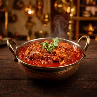 Curry de Pollo Rogan Josh
