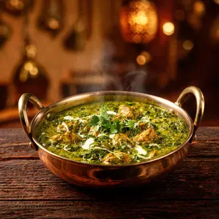 Curry de Pollo con Espinacas