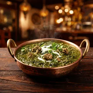 Curry de Cordero con Espinacas