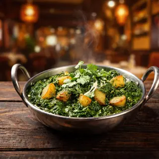Curry de Saag Aloo (Espinacas con Patatatas)