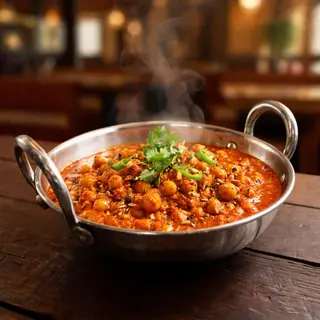 Curry de Achar Chana (Garbanzos con Salsa Picante Acido)