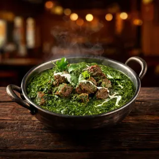 Curry Palak Gosh (Espinacas con Ternera)