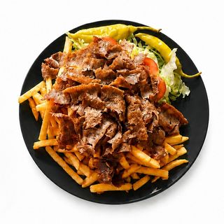 Patata con carne ternera