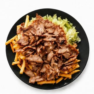 Patata con carne pollo
