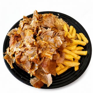 Patata con carne mixta
