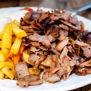Patata con carne pollo