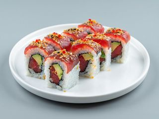 84 .-Rollito Spicy Tuna 8 pzs.